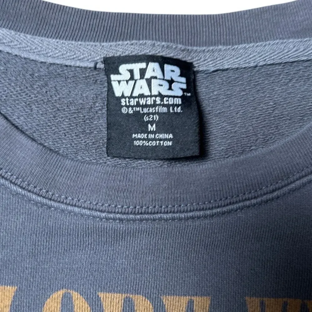 Star Wars Endor Wildlife Expeditions Pullover Crew Sweatshirt Mens Size M